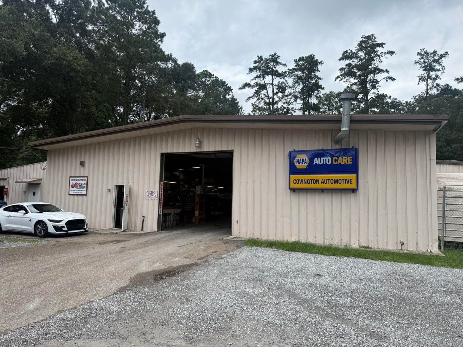 Exterior of Covington Automotive on Highway 36